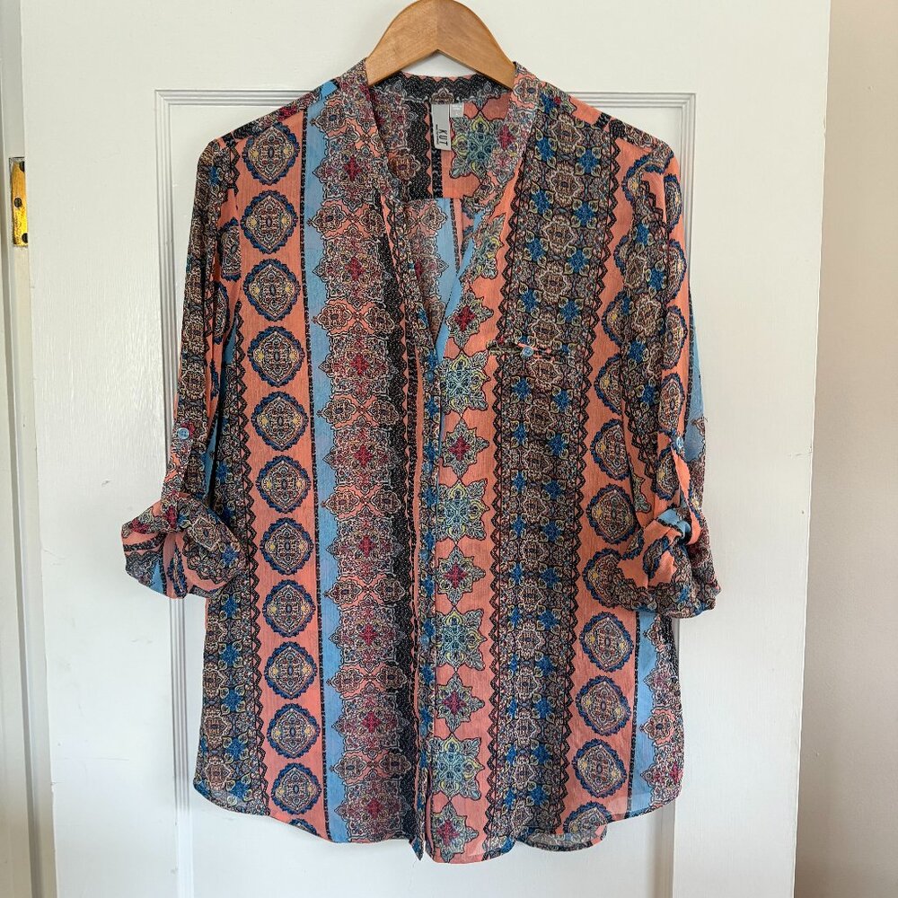 Semi-sheer Chiffon Blouse